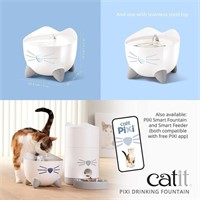 Catit PIXI Cat Drinking Fountain, White