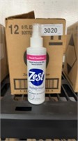 12 bottles of zest hand sanitizer spray
