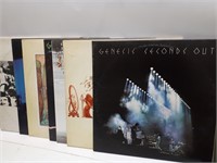 8 GENESIS RECORDS COLLECTION VINYL ALBUMS