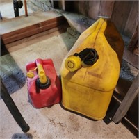 2 Plastic Fuel Containers - Yellow Diesel 5 Gal &