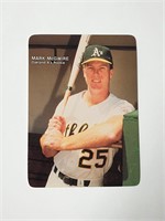 1987 Mothers Cookies Mark McGwire Rookie Card