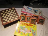 Lot of Vintage Games Incl Operation + Mini Teasets