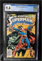 Adventures of Superman 425 Newsstand Ed. CGC 9.4