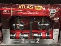 Atlas Home Security Kit-includes 2 entry locks & 2