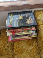 Lot of origami and papercraft books (Main room)