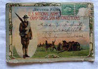 1918 WWI Camp Travis San Antonio Postcards