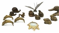 Brass Animals, Magnifying Glass, Etc.