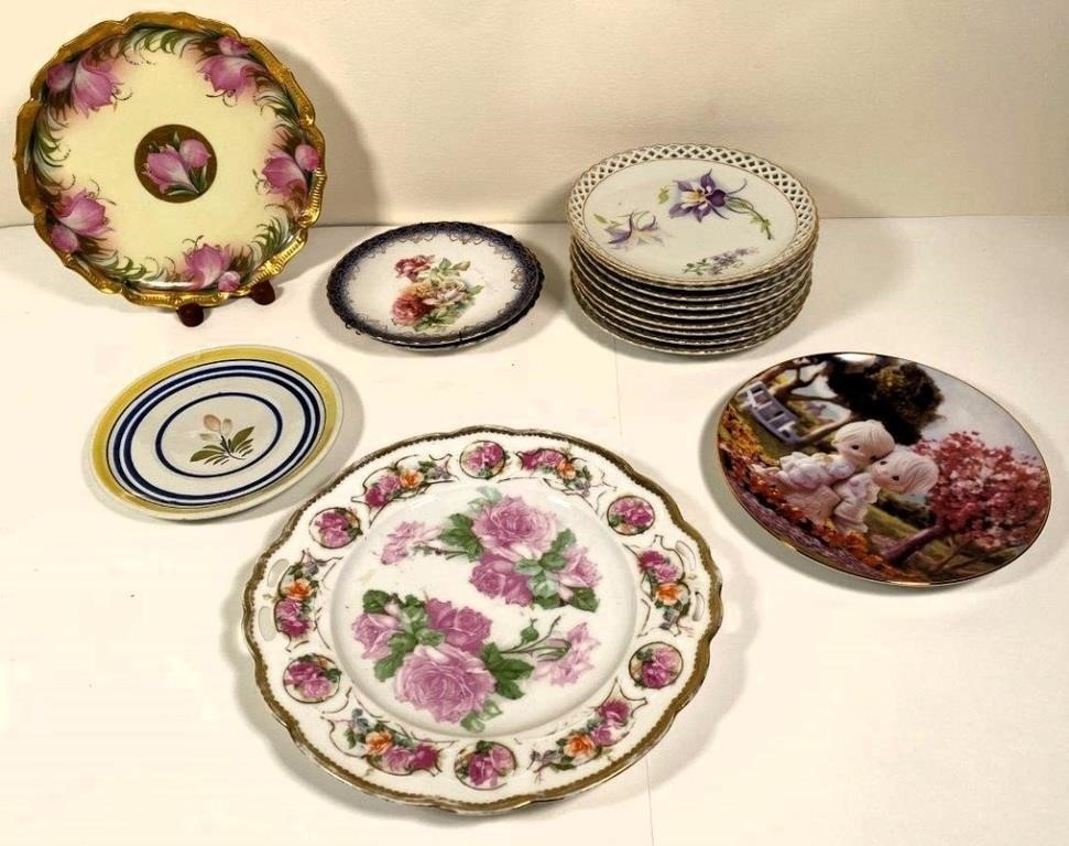 hand painted plates & more