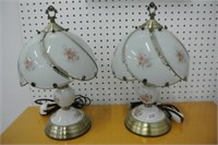 Porcelain & Glass Bed Side Lamps