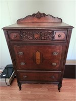Antique dresser 4 drawers 32W x53H x 18D