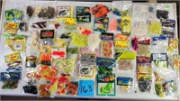 Lot of New Worms & Crappie Lures