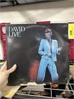 DAVID BOWIE LIVE VINYL RECORD ALBUM