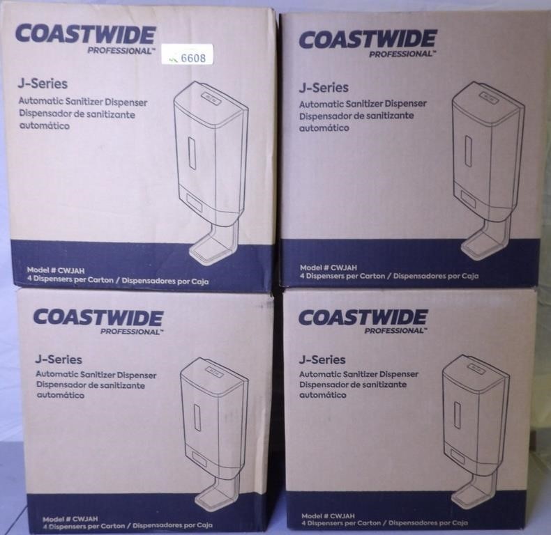 2 Boxes Coastwide J Series Automatic Dispenser