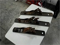 3 Metal wood planes, 1 Winchester, 1 Union,1 no