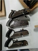 Four Stanley wood planes