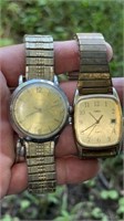2 vintage timex watches