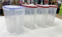 4 Storage Containers Lightly Used