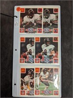 Lot of 1986 McDonalds Football Cards
