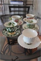 5 Royal Albert Cups & Saucers