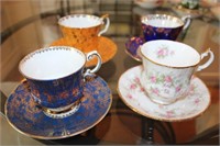 4 Cups & Saucers incl Paragon