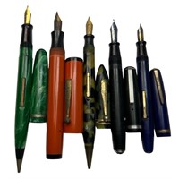 Group of Vintage Fountain Pens