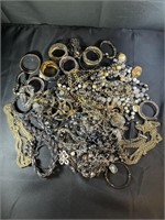 Gray/ Gold Tone Fashion Jewelry