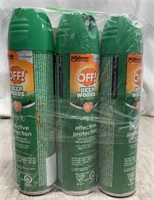 Off! Deep Woods Insect Repellant 3 Pack