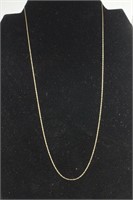 GOLD OVER STERLING SILVER CHAIN 16" LENGTH