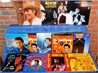 17 Elvis Presley LPs