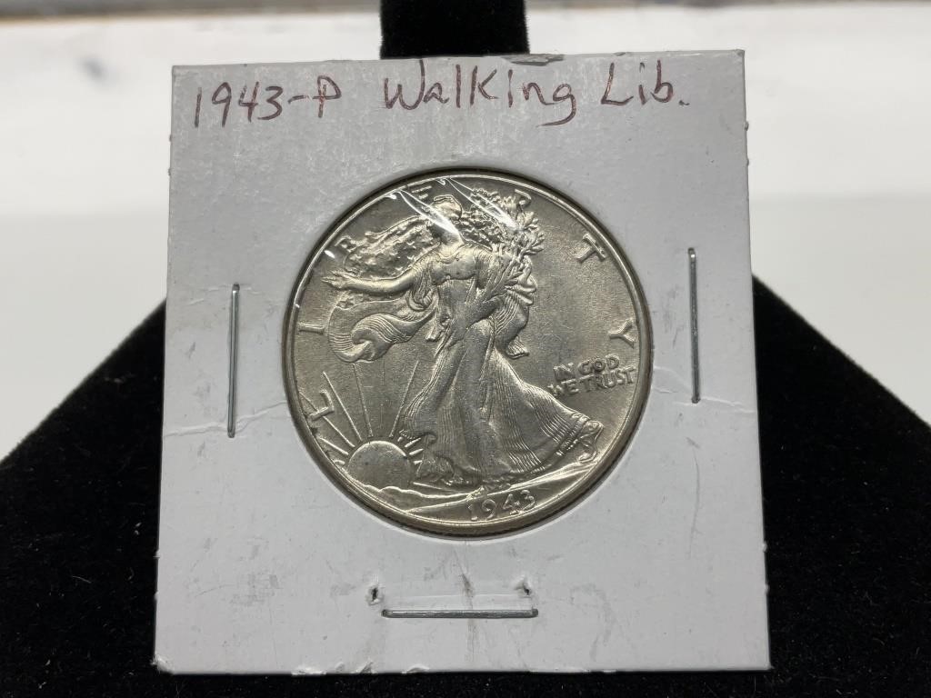 1943-P Walking Liberty Half Dollar