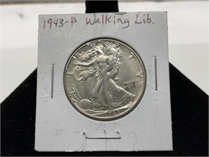 1943-P Walking Liberty Half Dollar