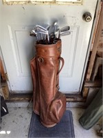 Golf club And leather bag