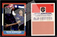 Victor Wembanyama 1986 Fleer style Metropolitans92