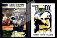 Tom Brady 1999 Michigan rookie card