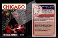 Michael Jordan Air Jordan Ones promo card