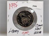 1995 Clad Liberty Comm Half $1