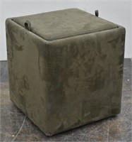 Ashley Sage Upholstered Storage Cube w/ Casters