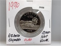 1996 Clad ATL Olympics Comm Half $1