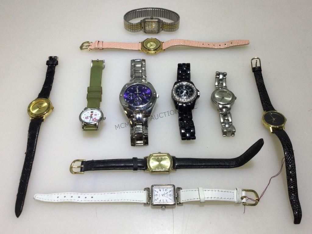 Assorted watches.