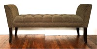 Tufted Checkered Bench