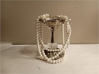 Costume Jewelry and Stand