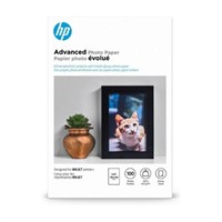 HP 4x6 100ct Advanced Glossy Photo Paper