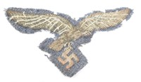 WWII German Luftwaffe Officer Bullion Breast Eagle