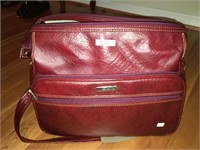 Vintage Leather Samsonite Carry On Bag