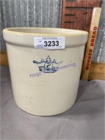 2-GALLON CROCK, USUAL AGE CRACKS/ CHIPS