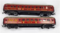 2) VINTAGE MARKLIN HO DSG TINPLATE PASSENGER CARS