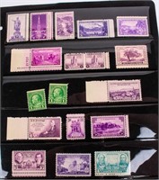 Stamps 16 Commemorative Stamps 1930's Mint!