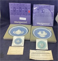 1972 & 1975 Wedgwood Christmas Plates
