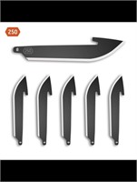 Outdoor Edge Black 2.5in Replacement Blades 6 Pcs