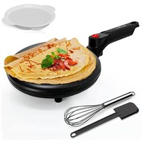 NutriChef Electric Griddle Crepe Maker - Pan